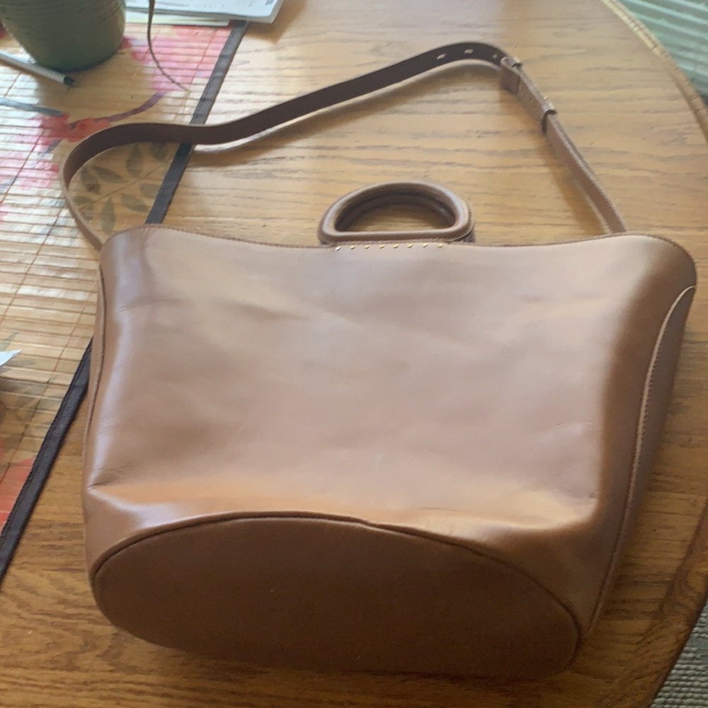 Madewell by J Crew Leather Tote Shoulder Bag - Picture 9 of 9